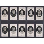 Cigarette cards, Taddy, Prominent Footballers, (No Footnote), Bristol City, 13 cards (some with sl