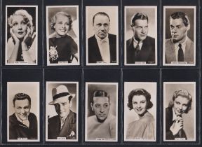 Cigarette cards, John Sinclair Ltd, 4 sets, Film Stars (series of 54 real photos), Film Stars (