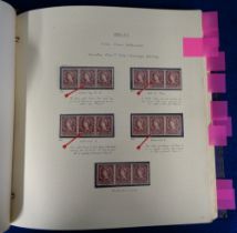 Stamps, GB QEII booklet panes and coils, Wildings upright, inverted and sideways watermarks, some