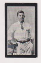 Cigarette card, Smith's, Champions of Sport (Blue Back, 'Glasgow Mixture'), type card, Cricketer,