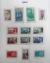 Stamps, French collection housed in 3 large stockbooks and a Davo album, mint and used with