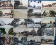 Postcards, Essex, a collection of approx. 124 cards, with RPs of The Gymnasium N.Z Convalescent