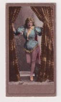 Cigarette card, Churchman's , Beauties, CHOAB, type card, picture ref 36 (very sl edge knocks, gd/