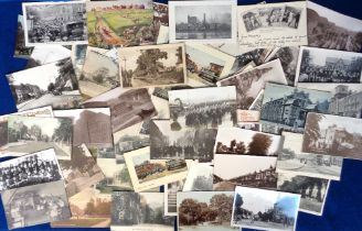 Postcards, London Suburbs, a North and East London mix of approx. 92 cards with RPs of J