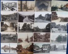 Postcards, a UK topographical mix of approx. 140 cards, mainly of Derbyshire and Leicestershire,