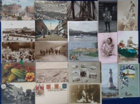 Postcards, a selection of approx. 2000 mixed subject cards to include Royalty, UK and foreign