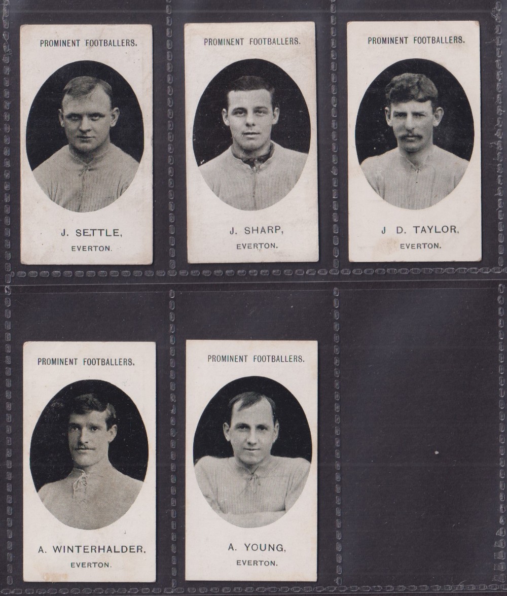 Cigarette cards, Taddy, Prominent Footballers (No Footnote), Everton (set, 15 cards) (mostly gd) - Image 3 of 4