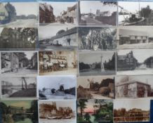 Postcards, Norfolk, a mixed age collection of approx. 69 cards, with RPs of West Runton village, War