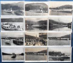 Postcards, Furness Railway Steamers 10 cards featuring Swift (4), Gondola (2), Lady Of The Lake (2),