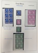 Stamps, GB QEII collection of UM pre-decimal Regional issues each as a single stamp and a cylinder
