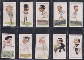 Cigarette cards, Churchman's, Men of the Moment in Sport (set, 50 cards) includes Jack Dempsey,