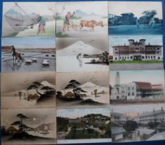 Postcards, Foreign, a South East Asia selection of 19 cards inc. Japan (celebration of Matsuri