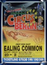 Ephemera, Circus and Fun Fair Posters, approx 25 posters dating from the 2000s to include The Moscow