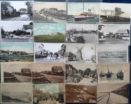 Postcards, Sussex, a mixed age collection of approx. 88 cards with RPs of Medmerry Mill Selsey, East