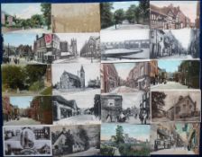 Postcards, Cheshire, a mainly Cheshire mix of approx. 103 cards, with RPs of Manchester Ship Canal