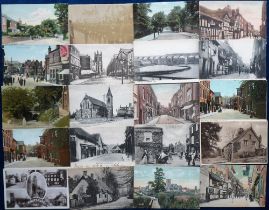 Postcards, Cheshire, a mainly Cheshire mix of approx. 103 cards, with RPs of Manchester Ship Canal