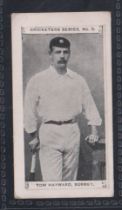 Cigarette card, Gabriel, Cricketers Series, type card, no 2, Tom Hayward, Surrey (one sl corner