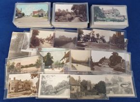 Postcards, Kent, approx. 300 cards of Kent to include some good RPs. Areas include Kennington