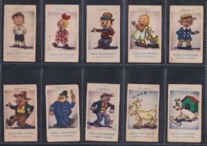 Trade cards, Australia, Hoadley's Chocolates, Gold Cup Mystery (set, 60 cards) (2 poor, rest fair/