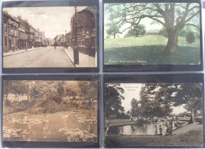 Postcards, Berkshire, a Reading collection of approx. 252 cards in modern album. With RPs of