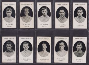 Cigarette cards, Taddy, Prominent Footballers (No Footnote), Everton (set, 15 cards) (mostly gd)