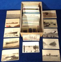 Postcards, Shipwrecks and Sailing, 300+mixed age cards to comprise approx. 75 images of shipwrecks