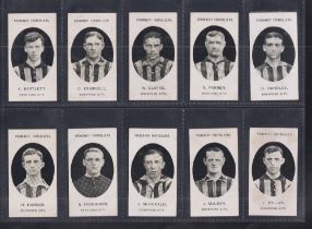 Cigarette cards, Taddy, Prominent Footballers (No Footnote) Bradford City, (13/15 missing Muir &