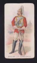 Cigarette card, Taddy, Royalty, Actresses & Soldiers, 'English Life Guardsman', type card (
