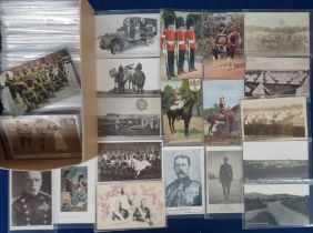 Postcards, Military, 200+ cards to include camps, Regiments, Tattoos, weapons, Daily Mail, War