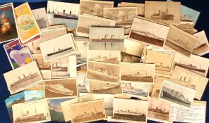 Postcards, Shipping, Union Castle, 200+ mixed age cards showing a vast selection of Castle Line