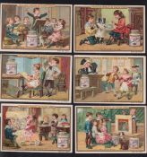 Trade cards, Liebig, two sets, Scenes of Children 1 S196 & Scenes of Children II S197, both French