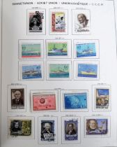 Stamps, Russian collection housed in 2 large albums and a stockbook, mint and used with