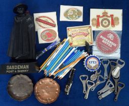 Collectables, Brewing and other Advertising, a selection of items to include a Sandeman Port and