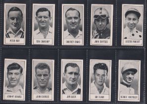Trade cards, Barratt's, Giants in Sport (set, 48 cards) includes Althea Gibson, Stirling Moss,