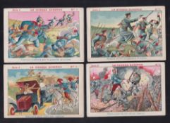 Trade cards, Spain, Chocolate Juncosa, 'La Guerra Europea' (The European War), Serie E & Serie F, '