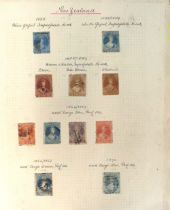 Stamps, New Zealand collection of used earlier issues 1855-modern to include full face queens