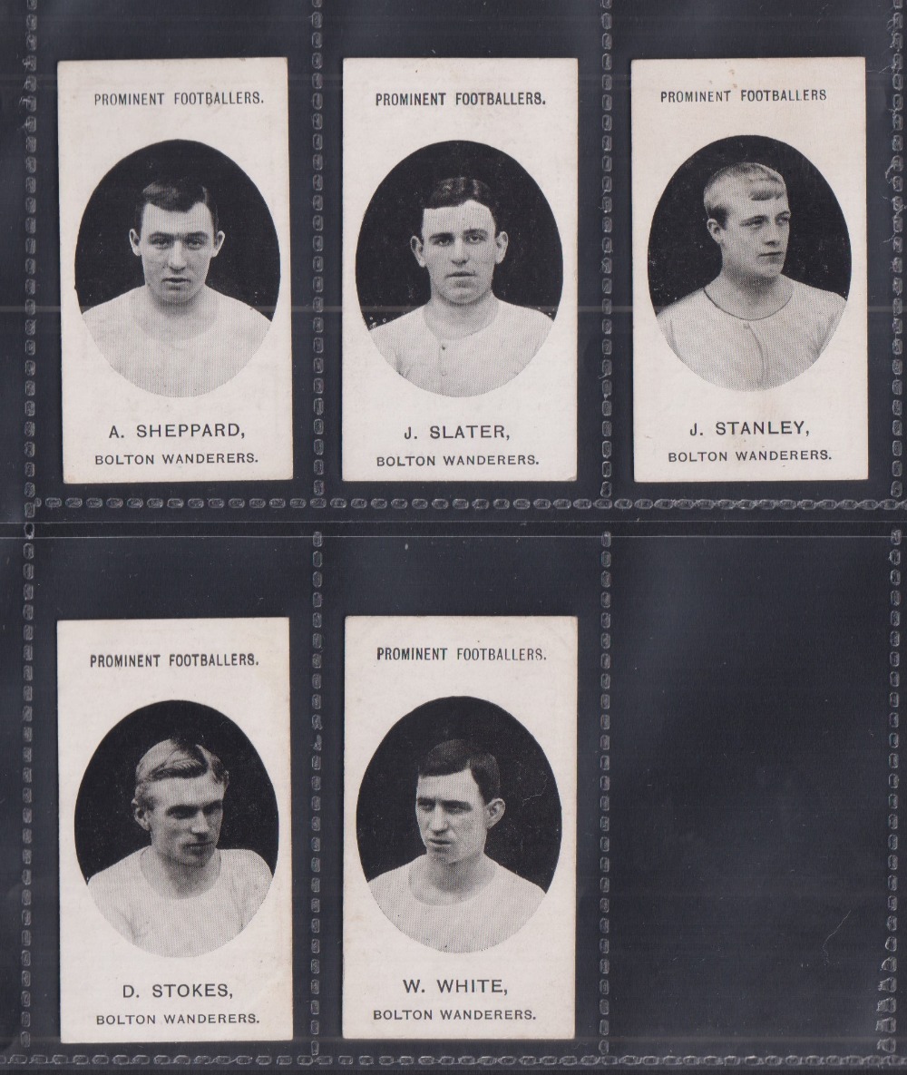 Cigarette cards, Taddy, Prominent Footballers (No Footnote), Bolton Wanderers (set, 15 cards) (1 - Image 3 of 4