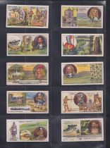 Cigarette cards, Smith's, Battlefields of Great Britain (set, 50 cards), ALL with 'Smith's Wild