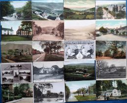 Postcards, Lancashire, a collection of approx. 195 cards, with good RPs of War Memorial Chipping,