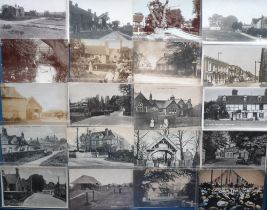 Postcards, Essex, a selection of approx. 50 cards with RPs of Blackmore, Galleywood School, Great