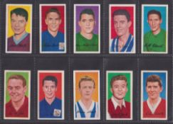 Trade cards, Barratt's, Famous Footballers, Series A9 (set, 50 cards) (gd/vg)