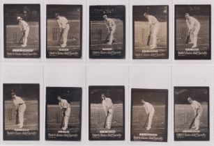 Cigarette cards, Ogden's Guinea Gold, New Series B (set, 400 cards) includes 38 Cricketers (mostly