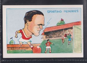 Trade card, Football, Clevedon Confectionery, Sporting Memories, 'X' size, type card, no 16,