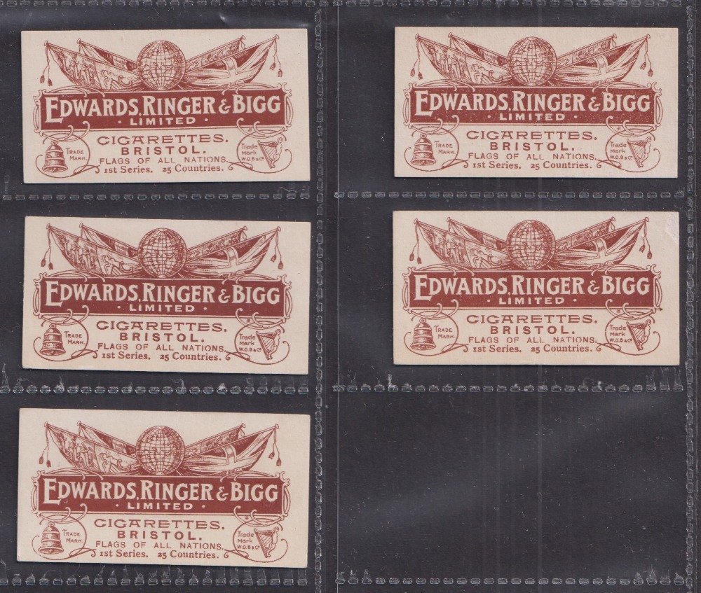 Cigarette cards, Edwards, Ringer & Bigg, Flags of All Nations (1st ...