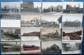 Postcards, Rail, Hull & Barnsley Railway, 45+ cards to include Kirkby In Furness station, Central