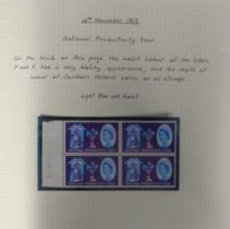 Stamps, GB KGV-QEII mint and used collection in 2 albums 1924-1966 to include blocks, ordinary &