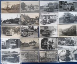 Photographs, Home Counties Buses, approx. 160 b/w photographs of buses, most professionally taken