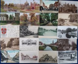 Postcards, a Staffordshire and Cambridgeshire mix of approx. 180 cards, with a few Birmingham. RPs