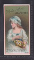 Cigarette card, Wills, Advertising Card for 'Pole Star Cigarettes', illustrated with Beauty carrying