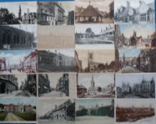 Postcards, Lincolnshire, a collection of approx. 58 cards, mainly of Stamford, with RPs of